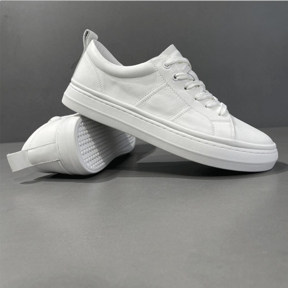 Men's Leather Casual Shoes Fashion New Cow Leather Men's Board Shoes Trendy Sports Leisure Men's Shoes Men Leather