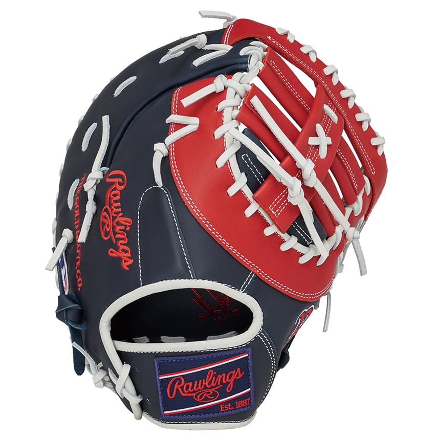 Rawlings Baseball HYPER TECH MLB TEAM First Red Throw Glove, Soft, GR5HTMM53, Base, Sox, 11.75 Inches, Right-Handed
