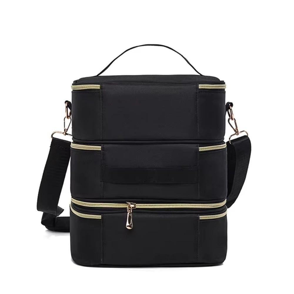Portable Nail Care Tool Storage 3 Layer Shoulder Bags Gifts Cosmetic Bag Beauty Tool