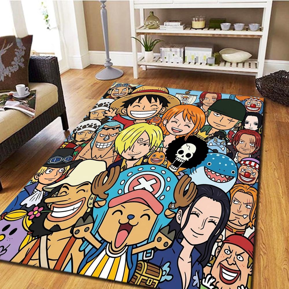 One Piece Poster Carpet - Living Room Bedroom, Home Decor Cool Movie Mat Play Floor Mat -HE129