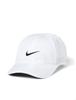 Nike Uni Polyester Blend Large Cap, White/Black,