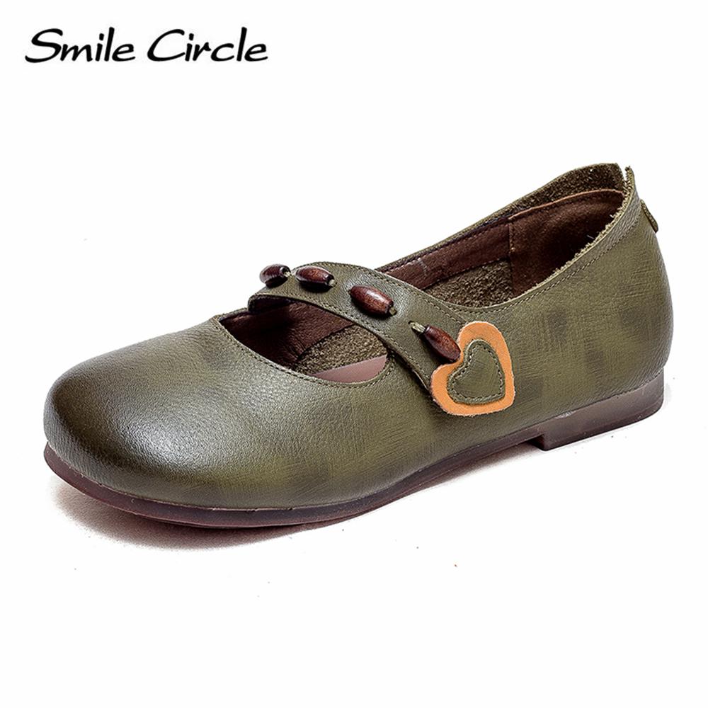 

Женские сандалии из натуральной кожи, женские туфли на плоской подошве с пряжкой на толстом каблуке, модные повседневные летние сандалии 35 зелёный