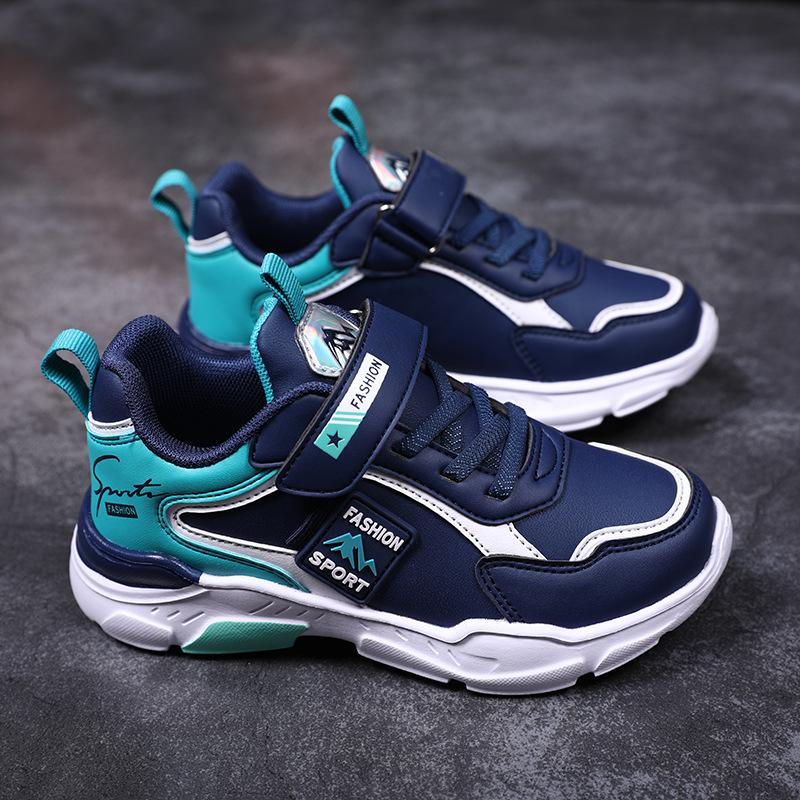 Children's Sports Shoes Low-Top Summer Mesh Running Shoes Men And Women's Middle Children's Velcro Casual And Comfortable