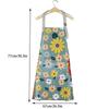 Cute Flower Kitchen Household Oil-Proof Cooking Apron For Women Children Men Kitchen Waterproof Adult Coffee Baking Accessories
