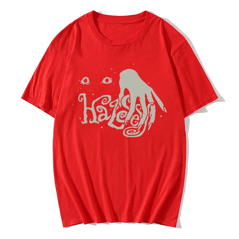 Unisex Streetwear HALSEY Badlands Fashion T-shirt Cotton Short Sleeve Male Tshirt Casual Loose O-neck Men Tee-shirt Print Clothes