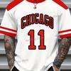 Man Short Sleeve Sportwear Football T-Shirt Vintage Oversize Striped Tees Men Clothes