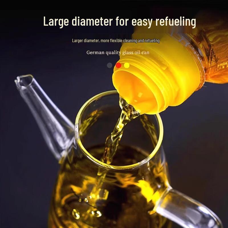 Heat-Resistant Borosilicate Glass Oil Dispenser Set