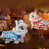 Handmade Lion Lantern Material Pack with Movable Head And Limbs DIY Lion Dance Lantern Kit Glowing Chinese Style Mid-Autumn Festival