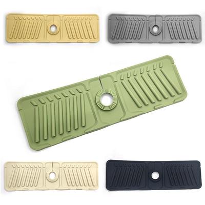 "Non-Slip Drain Pad Faucet Sink Splash Pool Soap Holder"