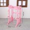Mini Fitness Equipment Dollhouse Simulation Gym Treadmill Dumbbell Weight Lifting Machine Model Decor 1/12 Doll House Accessory