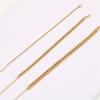 Trendy Summer Chunky 6mm 8mm Thick 18k Gold Plated Miami Cuban Chain Stainless Steel Anklets for Women