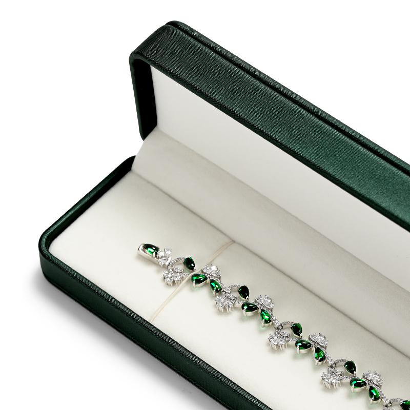 Oirlv Jewelry Box Jewelry Organizer Ring Necklace Pendant Bracelet Long Chain Storage Box Packaging Gift Box Case for Wedding