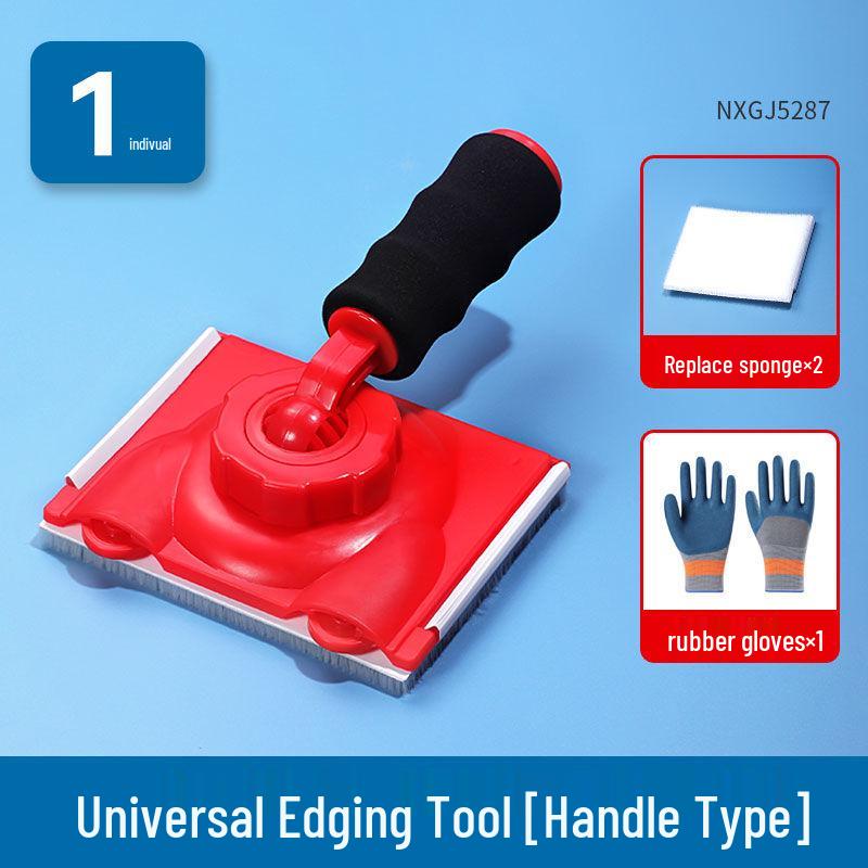 Universal Latex Edge Trimmer: Precision Paint Separation & Trimming Tool with Painter Sponge Brush