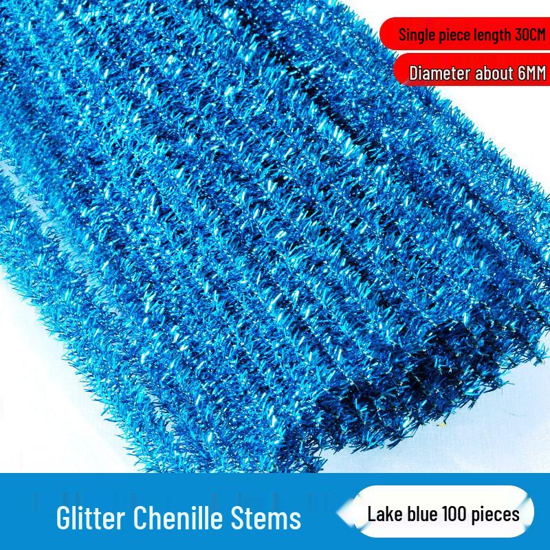 Sparkle Glitter Pipe Cleaner Twist Stick for DIY Children's Crafts
