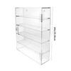 Clear Organizers Case for Toy Displays Dustproof Protective Cover Decorative Storage Box Ideal for Home Office Use