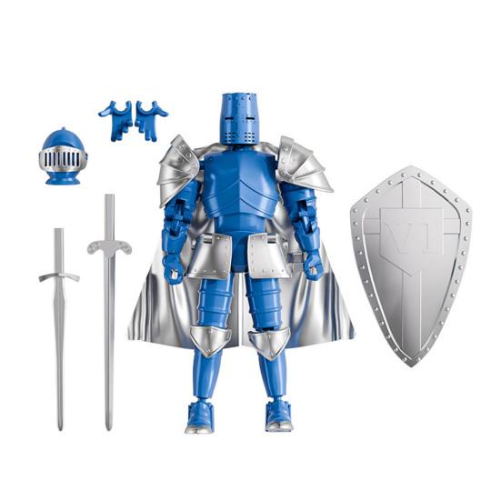 Medieval Knight Action Figure with Accessories Movable Joints Knight Model Toy Articulated Robot Dummy Figurine Home Office Decoration Ornament