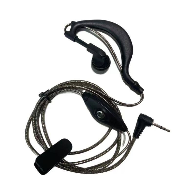 Soft Ear-Hook Earphones for Walkie-Talkies, Telephone Headsets, High-End Ear-Hook Style Small Devices, Compatible with K, Y, and m Connectors