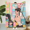 Anime K-KimiNiTodoke Throw  Flannel Throw Blanket,Bed Home Office Nap Blanket Travel,Camping,Picnic Blanket Soft Decor