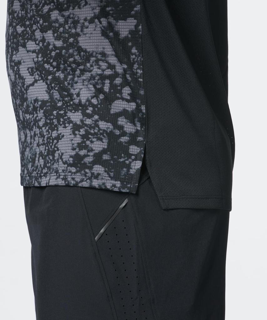 UA SPEED STRIDE PRINTED SS Black LG U13847810001LG [Under Armour] //