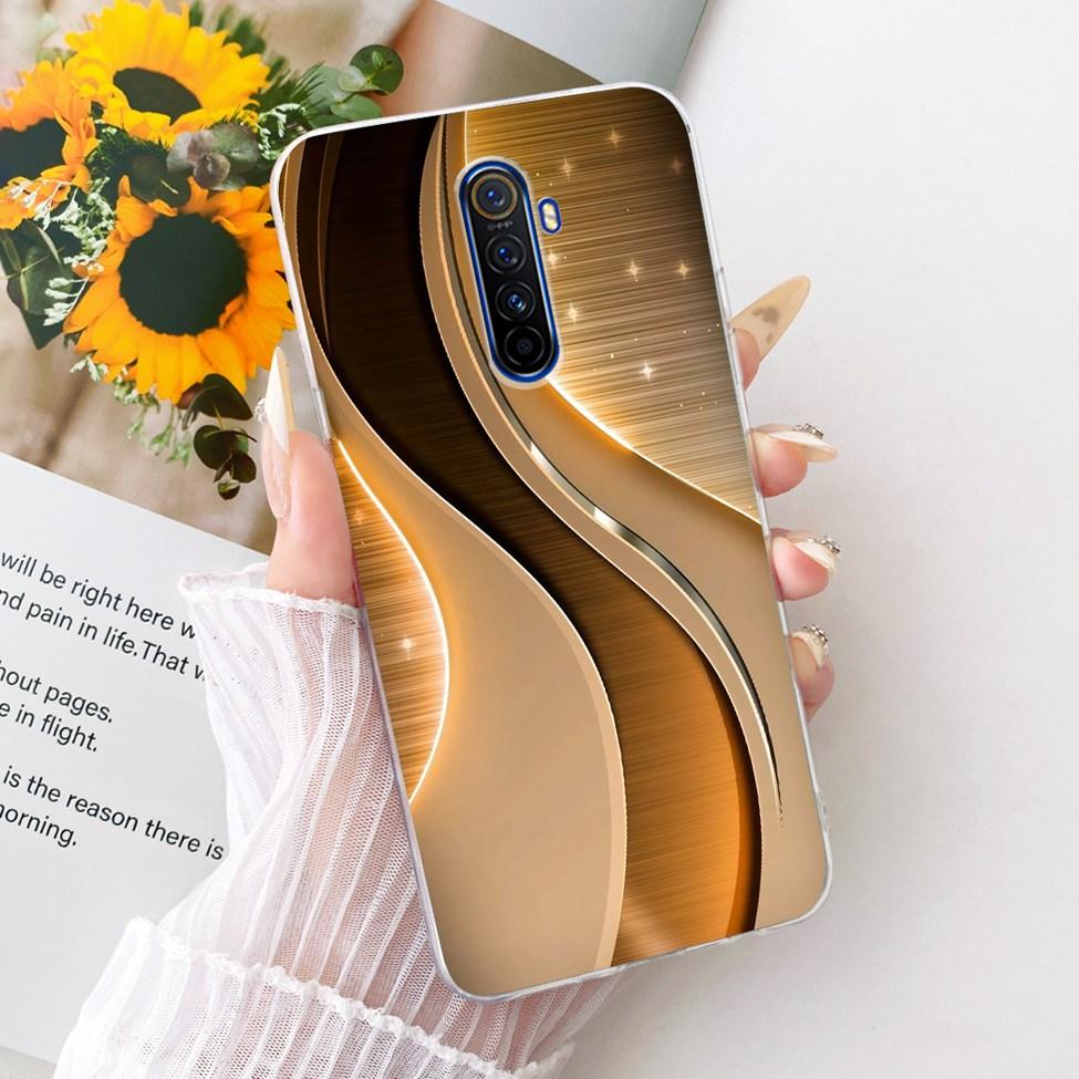 Clear For Realme X2Pro RMX1931 Casing For Realme X2 Pro Case Luxury Fashion Butterfly Funny Cute Painted Cover