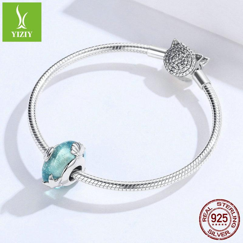 S925 Sterling Silver Ocean World Beaded Glass Jewelry