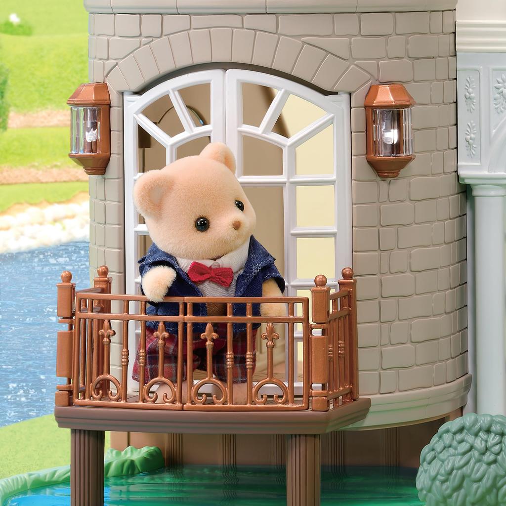 EPOCH Sylvanian Families Calico Critters Waterside Red Roof Sparkling House HA-52 ST Mark Certified Dollhouse Toy Ages 3+