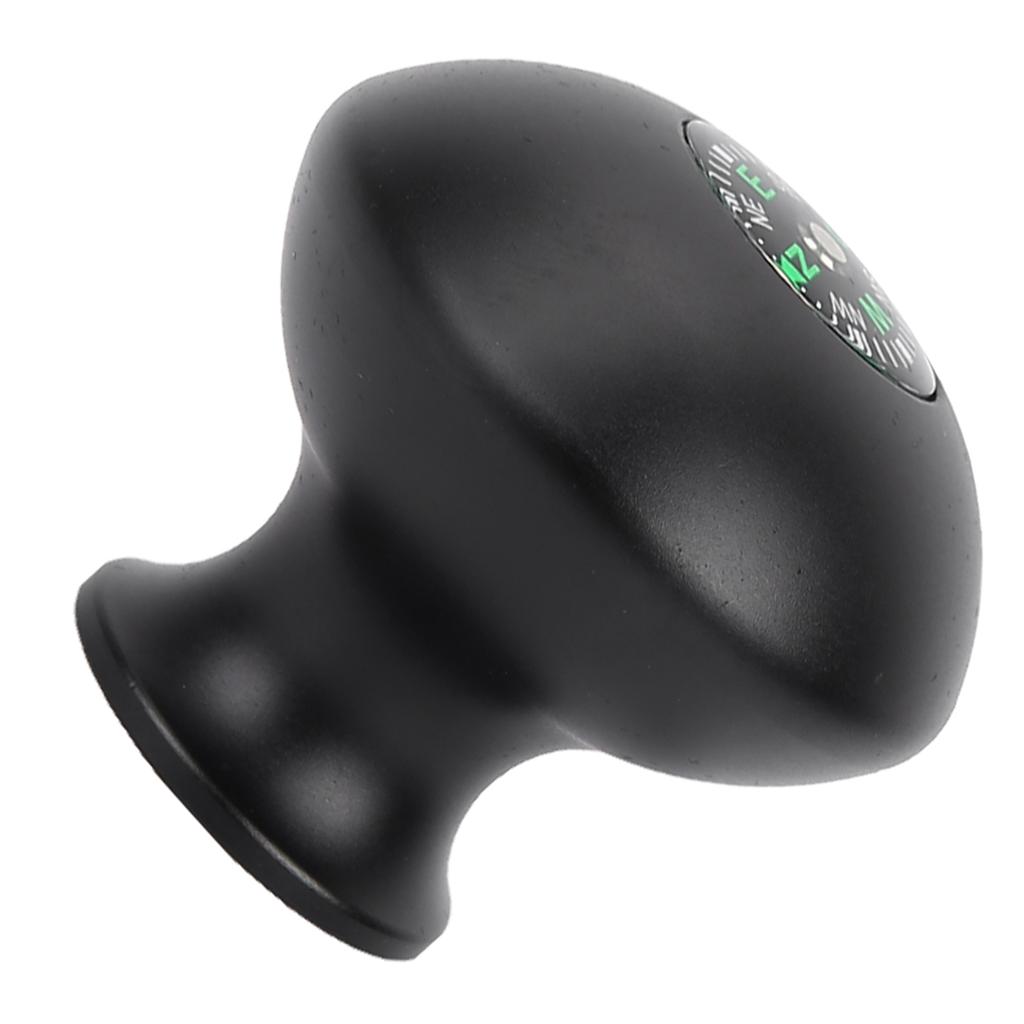 Outdoor Universal Trekking Pole Stick Monopod Tripod Head Grip Knob with Compass