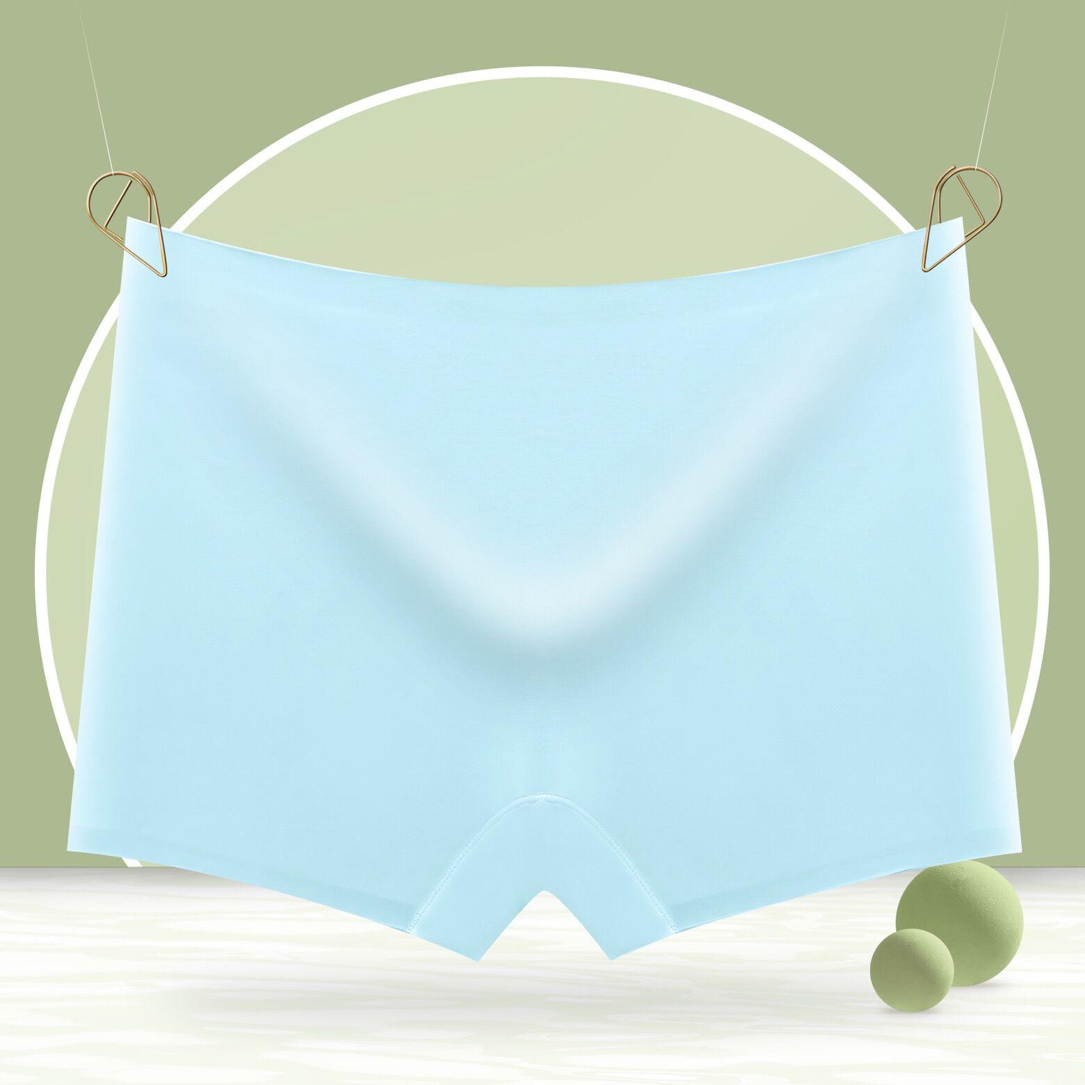 

Женские летние бесшовные защитные шорты из ледяного шелка - Защита от просвечивания, Не скручивающийся край, Леггинсы два-в-одном с эффектом лифтинга бедер XL 120-140