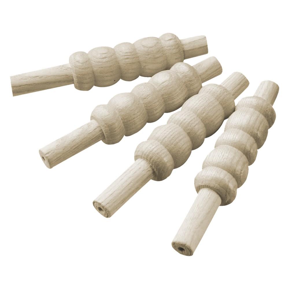Kookaburra Childrens/Kids Match Cricket Bails (Pack of 4)