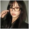 Black Square Computer Glasses Frame Anti Blue Light Blocking Optical Eyewear for Women Men Rectangle Spectacle