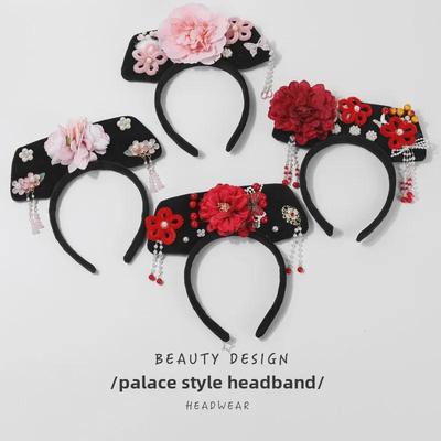 Hoofddeksel Oude Kostuum in Paleisstijl: Reis- & Studio Hanfu Haaraccessoire