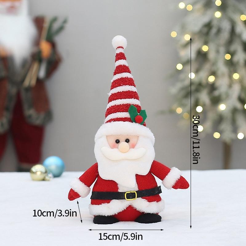 Christmas Doll Snowman Elk Deer Penguin Ornament Desktop Ornament Christmas Gift Christmas Decorations suministros navideños