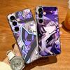 Honkai Star Rail Herta Telefoonhoesje Voor Samsung S26 S25 S24 Ultra S23 Fe S22 S20 S21 Plus Plus 5G Fe Transparante Hoes
