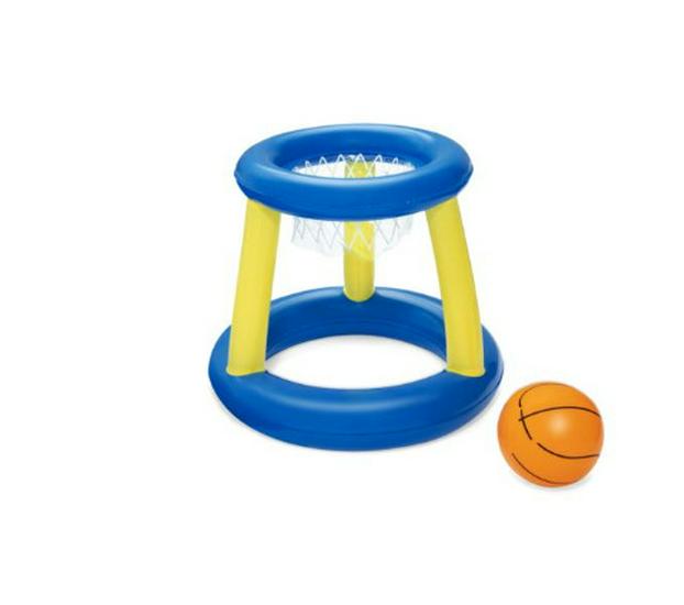 Inflatable Volleyball & Basketball Pool Set for Adults and Kids - Water Play & Beach Toys