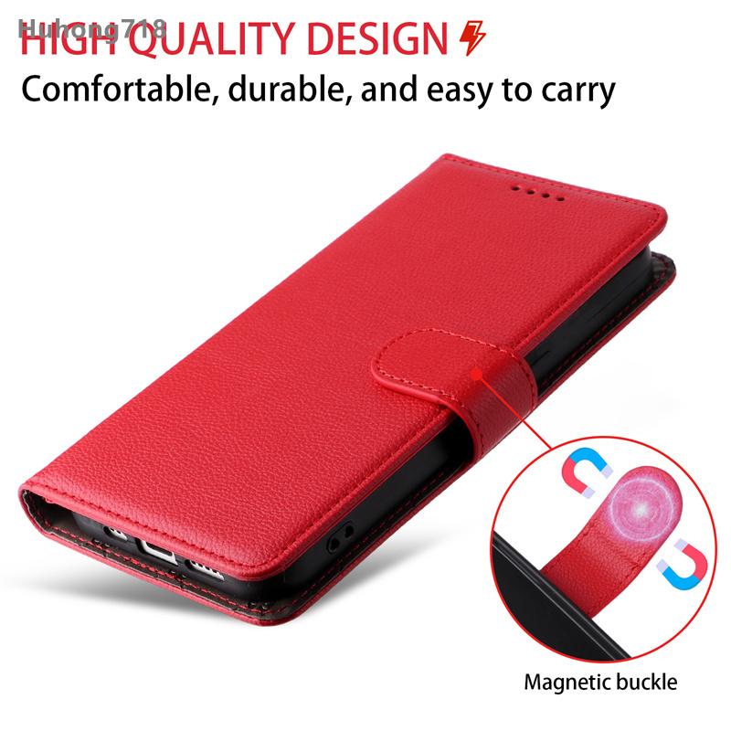 For Realme 7i 12 Plus 12X 13 Pro 14 14T 14X Neo 7X Note 50 60 P3 4G 5G Wallet Phone Case Card Slot Stand Cover Casing