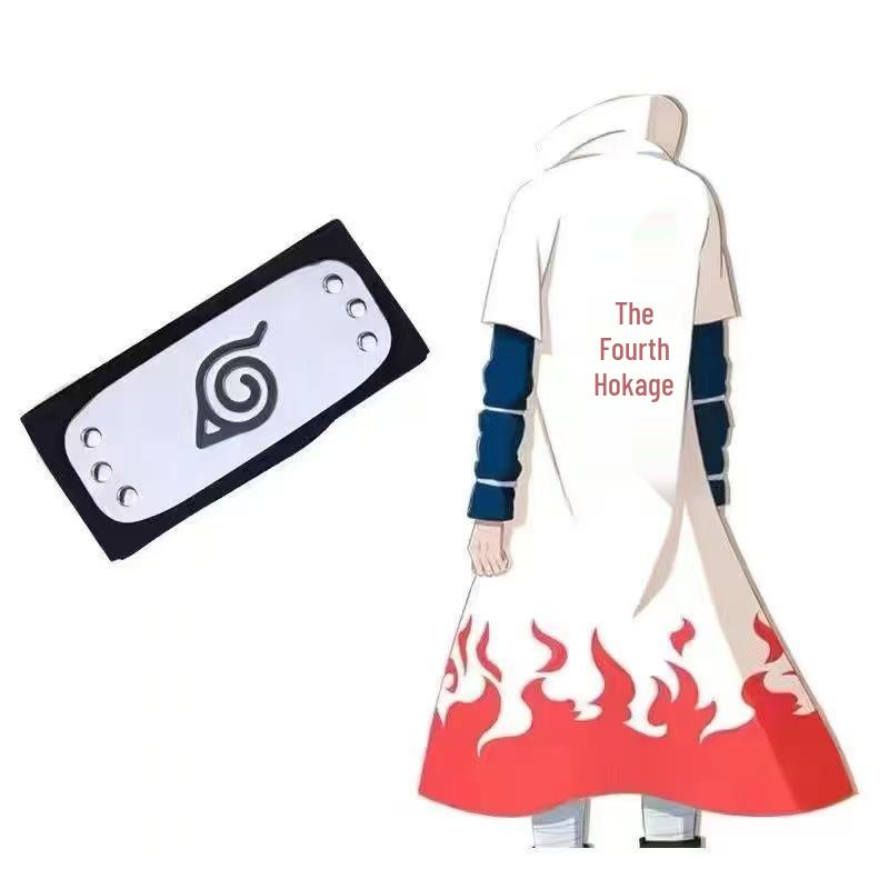 Naruto Minato Namikaze 4. Hokage Umhang Cosplay Kostüm