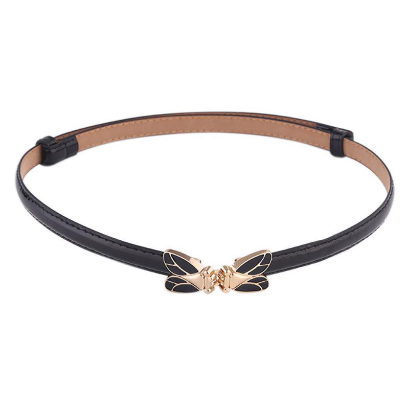 

Женский кожаный ремень с украшением в виде платья, мягкий, простой, с пряжкой