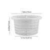Multipurpose Pool Filter Basket Replacement Sun Resistant Pool Skimmer Basket for Effective Filtration