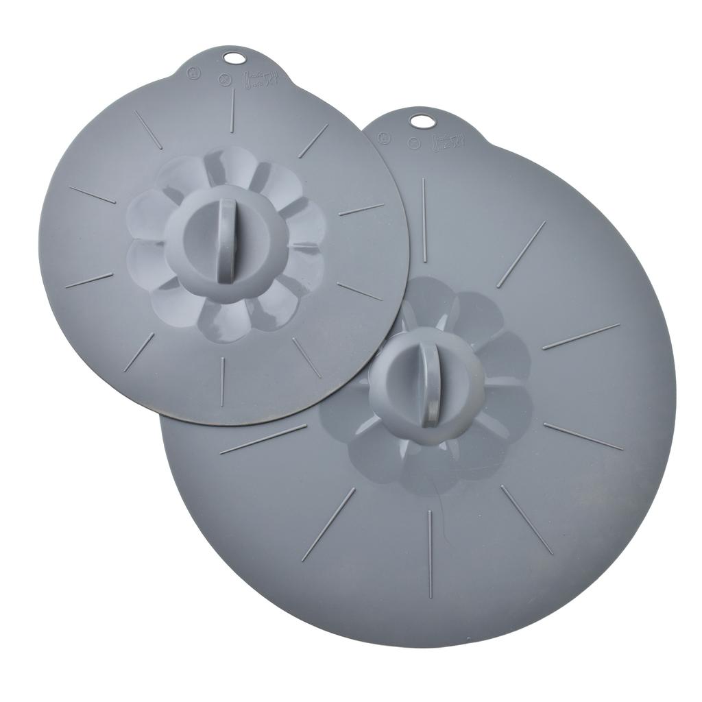 Modern Kitchen Komplet 2 Pokryw Silikonowych 20Cm 30Cm