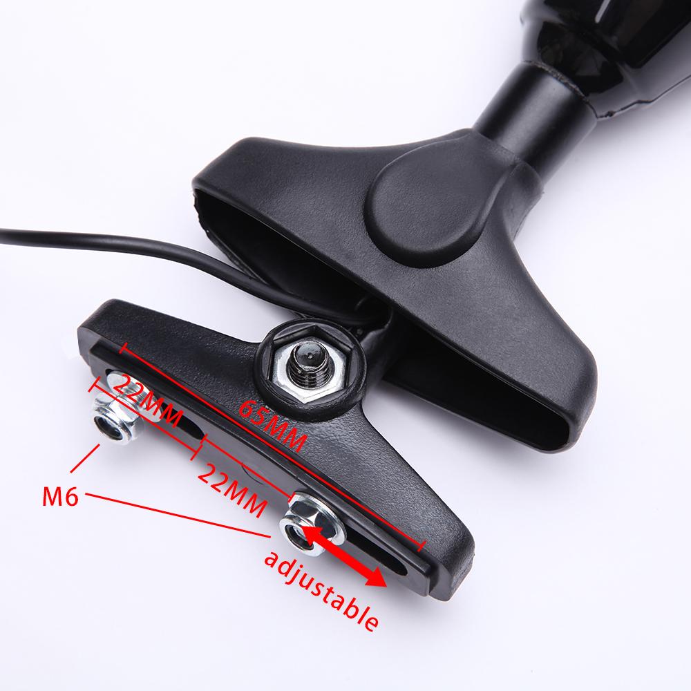 2 X LED Turn Lights Side Mirrors with LED Turn Signal Indicator 10mm Motorcycle Rearview Mirror For Honda Suzuki