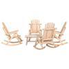 VidaXL 5-piece Garden Lounge Set Solid Spruce Wood 3185531