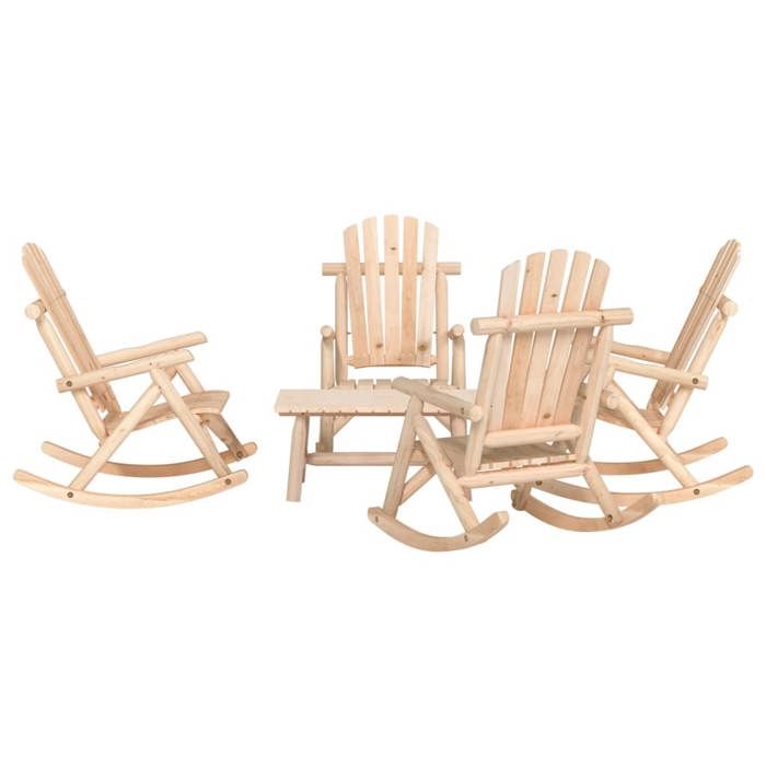 VidaXL 5-piece Garden Lounge Set Solid Spruce Wood 3185531