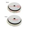 1pc 6"/7" Wool Polishing Pad For Polisher Machine Waxing Polishing Buffing Car Paint Care Polisher Pads For Car Polisher