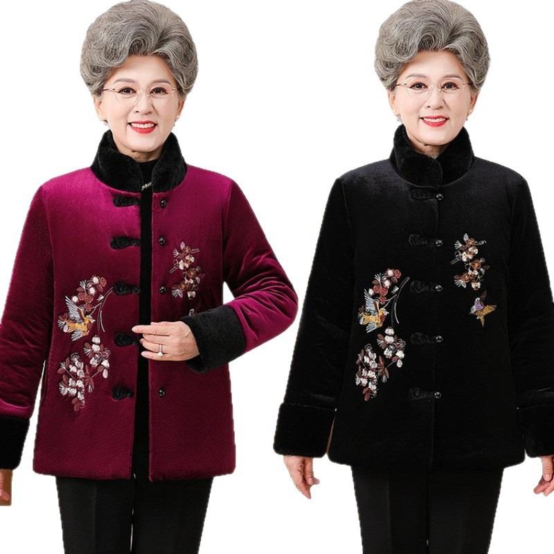 Winter padded jacket padded jacket golden velvet piled thickened padded jacket