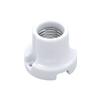 ELPA Porcelain Recep Light Bulb Socket Lighting 300V/6A E26 Black SB-2618H