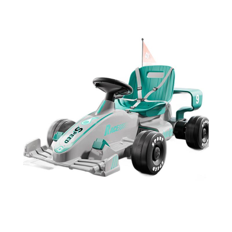 Kids' Electric Drift Go-Kart: Remote Control, Dual-Drive, Four-Wheel Racing Car.