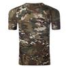 Men's Korean Style Camouflage Short Sleeve T-shirt, Special Forces Slim Fit Military Summer Tee, Trendy.