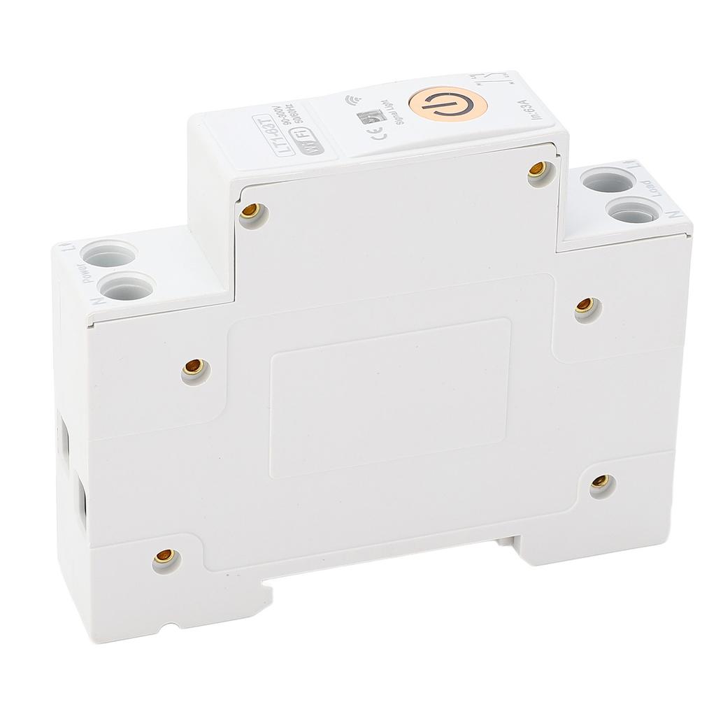 WiFi Smart Circuit Breaker 63A APP Voice Control DIN Rail Power Switch On Off Timer for Tuya