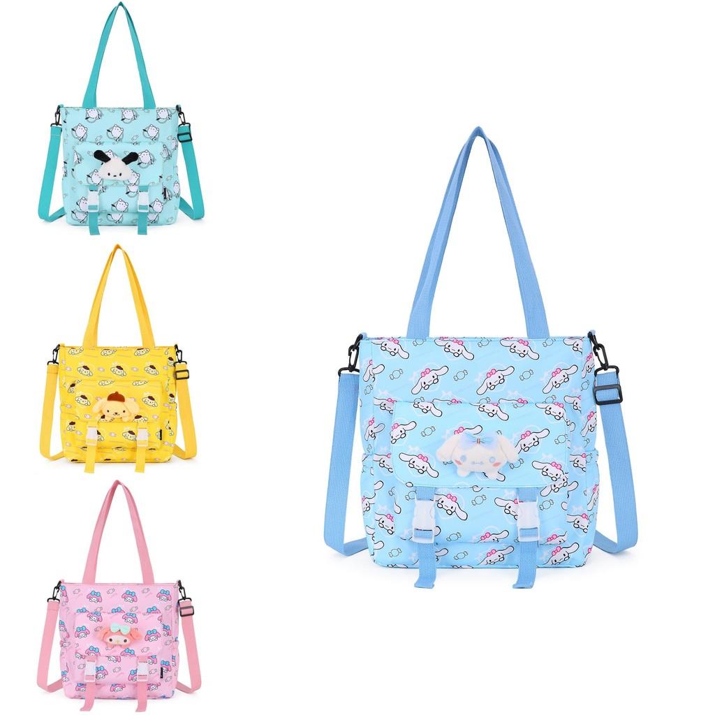 And Playful Vibrant Handheld School Bag Large Storage Capacity Nylon Tote Kids For