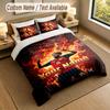 Bedding Set 1 Duvet Cover 2 Pillowcases Lamine Yamal Print Soft Bed Linen Bedroom Decor